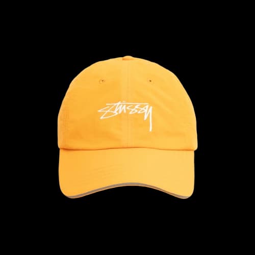 Stussy Low Profile Smooth Stock Strapcap Cap Orange