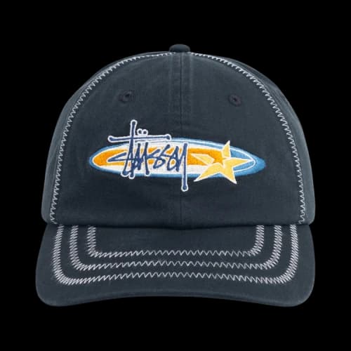 Stussy Oval Star Cap 'Black'