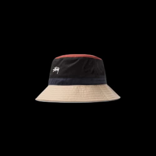 Stussy Color Block Bucket Hat 'Black'