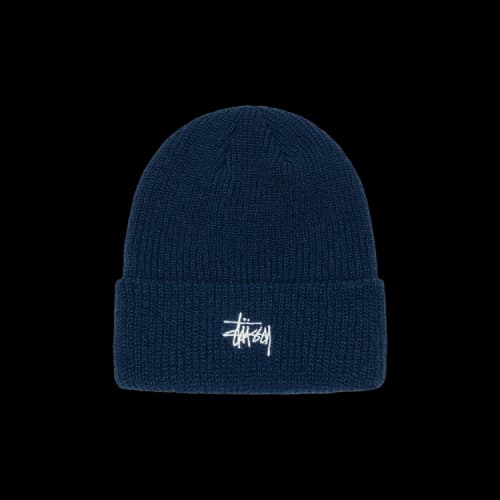 Stussy Basic Cuff Beanie 'Blueberry'