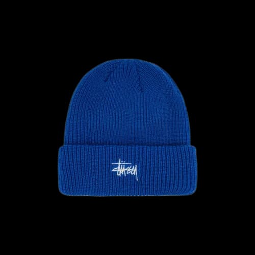 Stussy Basic Cuff Beanie 'Royal'