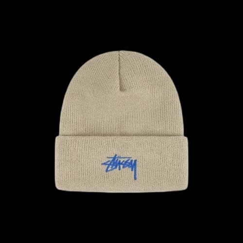 Stussy Stock Cuff Beanie 'Cream'