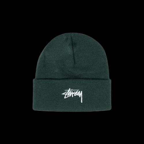 Stussy Stock Cuff Beanie 'Hunter Green'