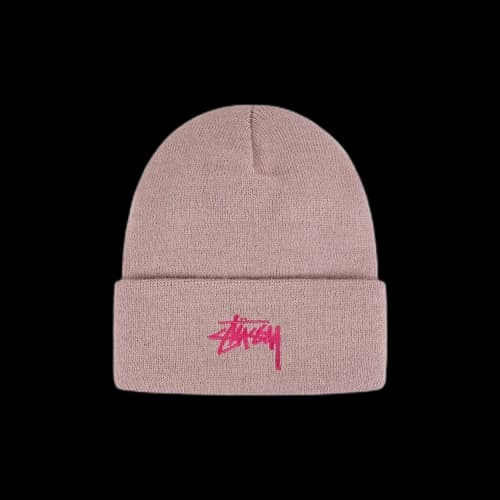 Stussy Stock Cuff Beanie 'Lavender'