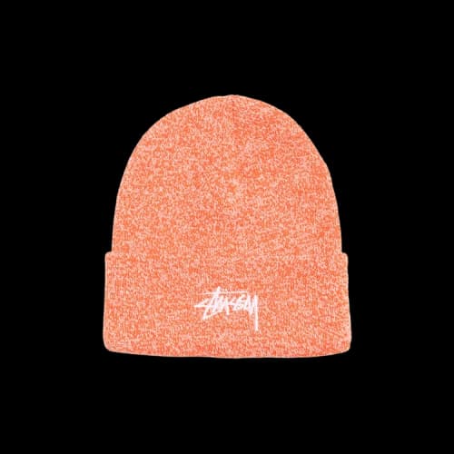 Stussy Cuff Beanie Stock 'Marled Orange'
