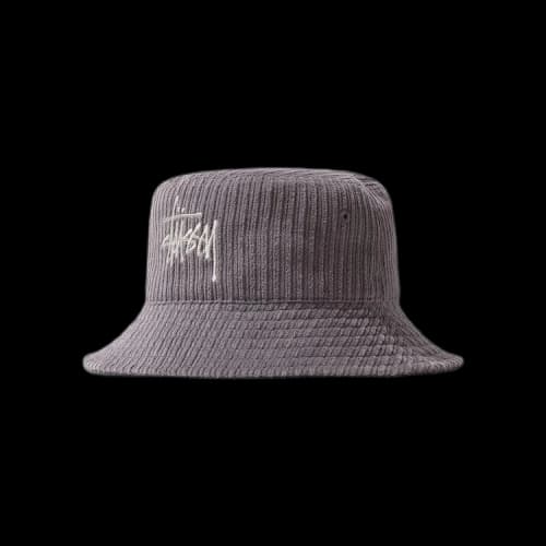 Stussy Corduroy Big Basic Bucket Hat 'Lavender'