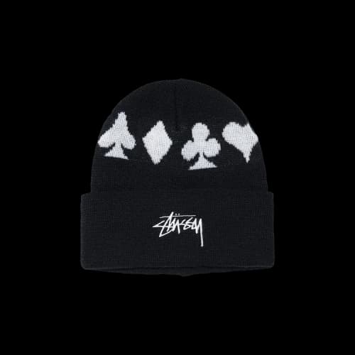 Stussy Full Suit Jacquard Cuff Beanie 'Black'