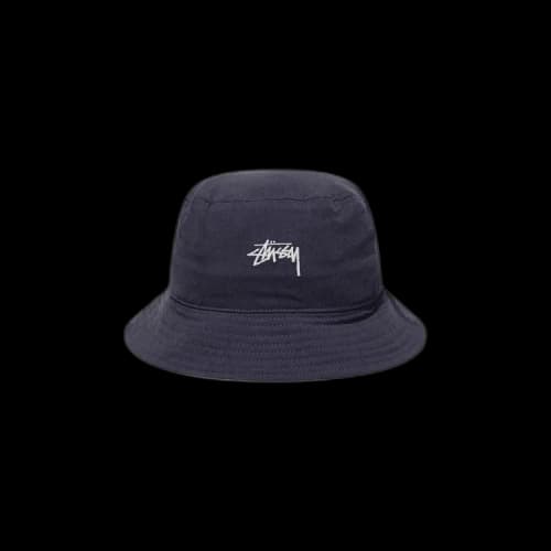 Stussy Basic Logo Bucket 'Navy'
