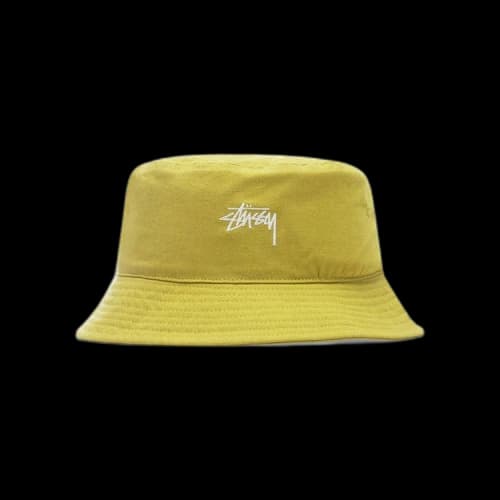 Stussy Basic Logo Bucket 'Sulfer'