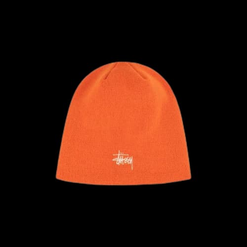 Stussy Basic Skullcap Beanie Orange