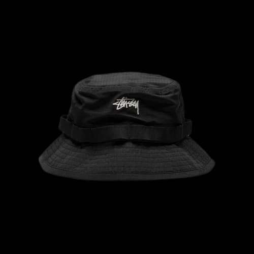 Stussy Nyco Ripstop Boonie Hat 'Black'