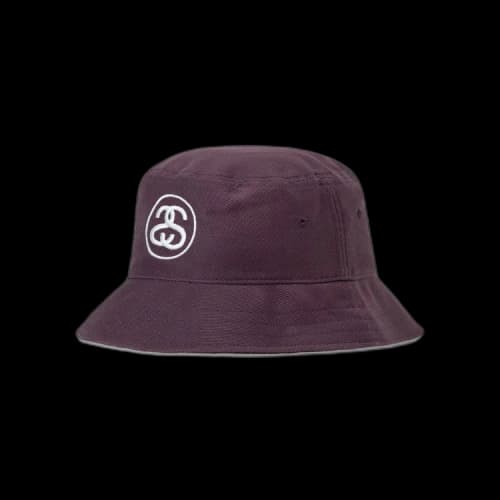 Stussy SS Link Deep Bucket Hat 'Burgundy'