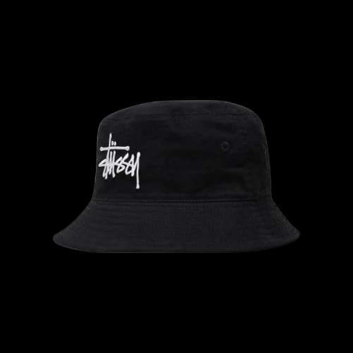 Stussy Brushed Big Basic Bucket Hat 'Black'