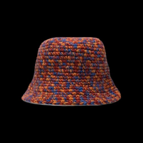 Stussy Melange Yarn Knit Bucket Hat 'Orage'