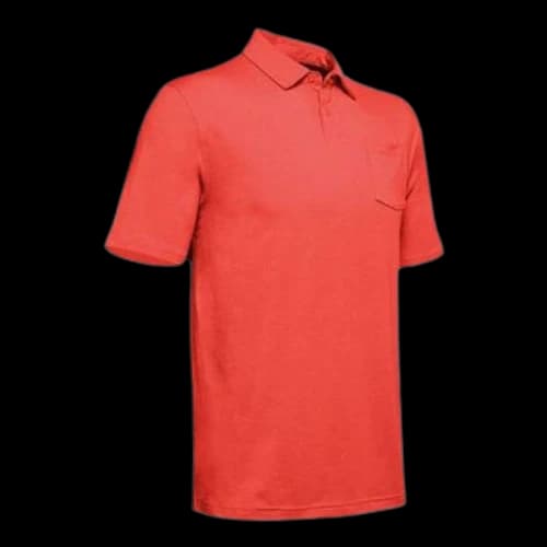 Under Armour Charged Cotton Scramble Polo Shirt 'Beta Red'