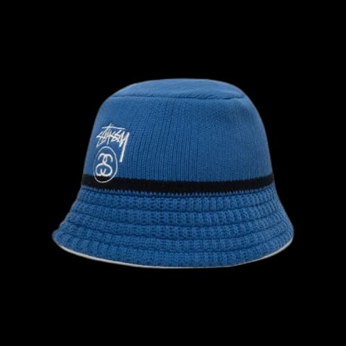 Stussy SS-Link Knit Bucket Hat 'Blue'