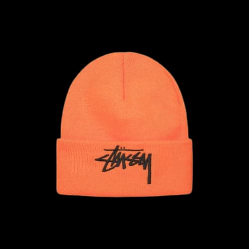 Stussy Big Stock Cuff Beanie 'Orange'