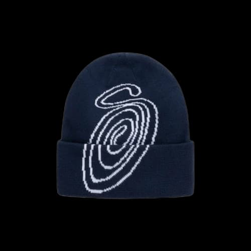 Stussy Swirl S Cuff Beanie 'Navy'