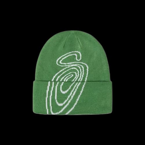Stussy Swirl S Cuff Beanie 'Olive'