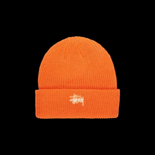 Stussy Basic Cuff Beanie 'Orange'