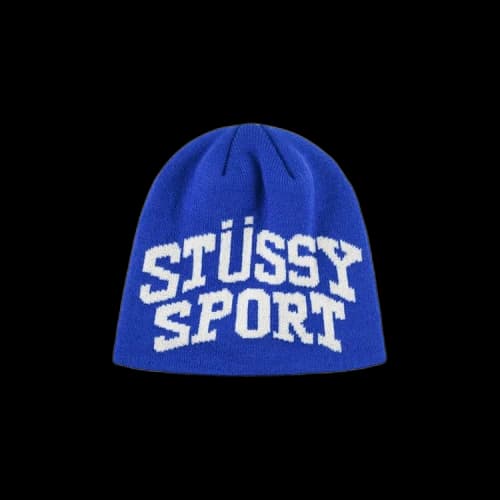 Stussy Sport Jacquard Skullcap Beanie 'Blue'