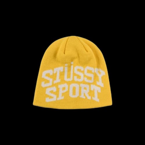 Stussy Sport Jacquard Skullcap Beanie 'Yellow'