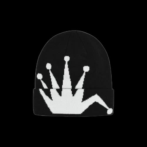 Stussy Crown Jacquard Cuff Beanie 'Black'