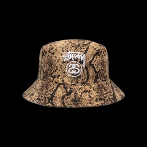Stussy Stock Lock Deep Bucket Hat 'Brown'