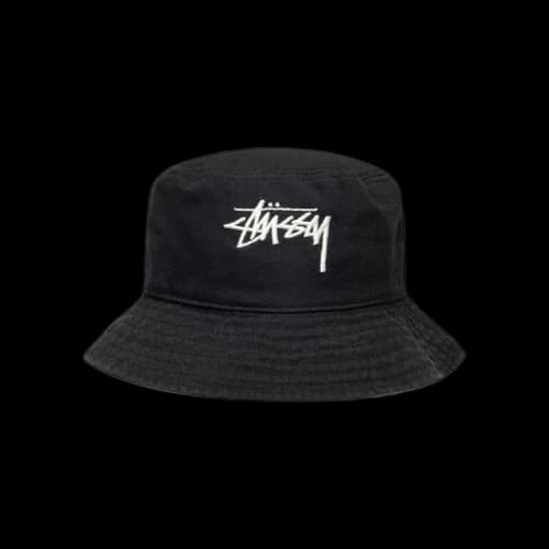 Stussy Big Stock Bucket Hat Black