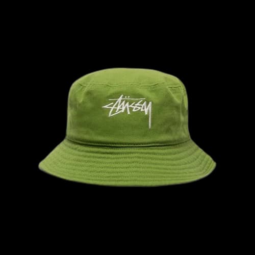 Stussy Big Stock Bucket Hat 'Grass'