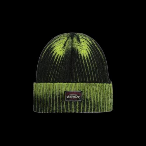 Stussy Workgear Spray Cuff Beanie 'Lime'