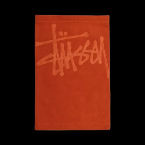 Stussy Polar Fleece Neck Warmer 'Orange'