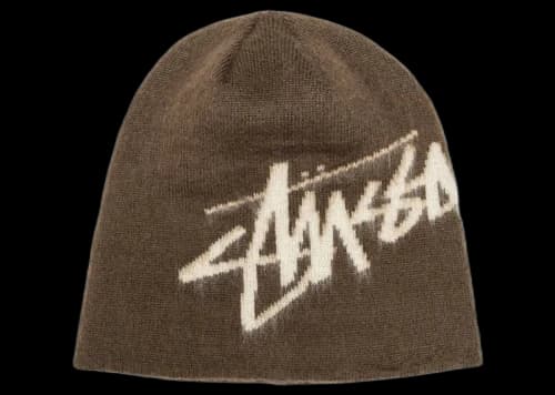 Stussy Brushed Out Stock Skullcap Brown