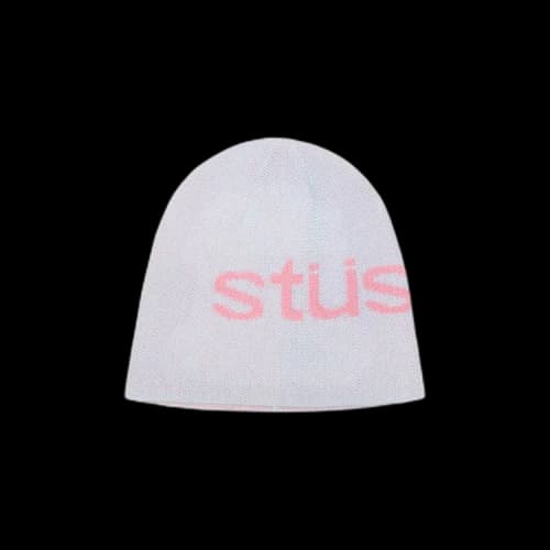 Stussy Helvetica UV Skullcap White