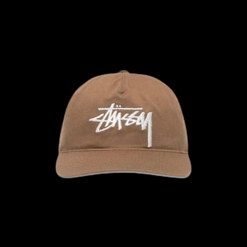 Stussy Mid-Depth Big Stock Snapback 'Brown'