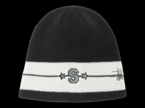 Stussy Varsity Star Stripe Skullcap Black
