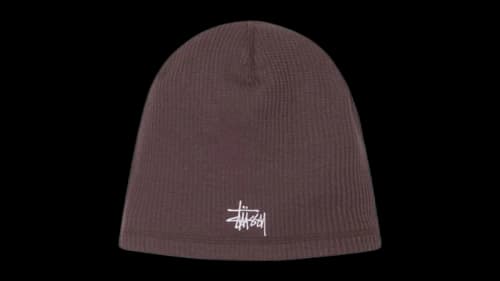 Stussy Waffle Skullcap Beanie Brown