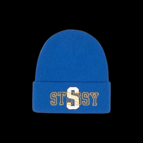 Stussy Cuff Varsity S Beanie Blue