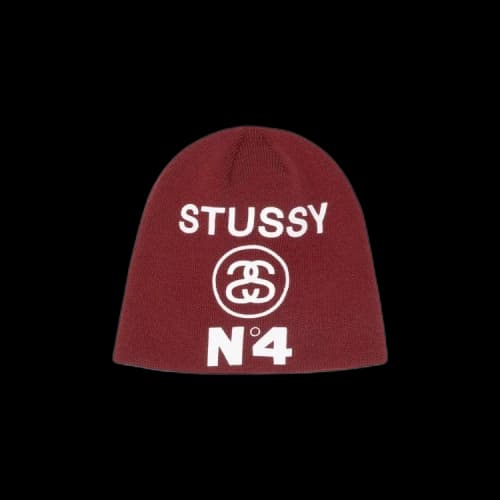 Stussy Skullcap Number 4 'Maroon'