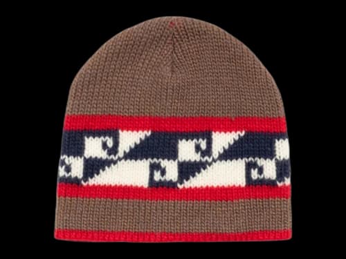 Stussy Waves Skullcap Beanie Brown