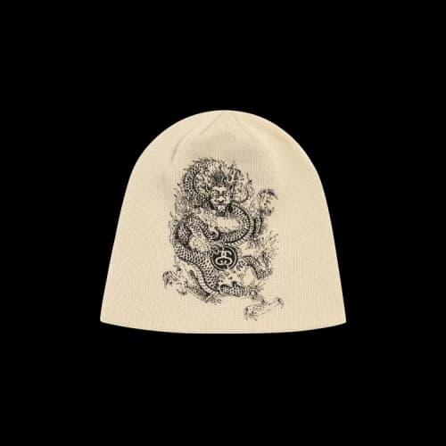 Stussy Skullcap Dragon Print 'Stone'