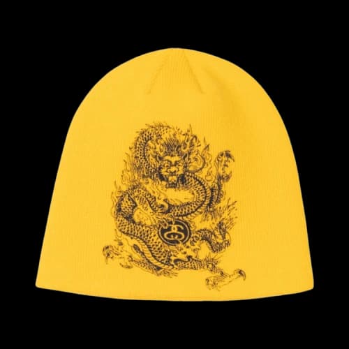 Stussy Skullcap Dragon Print 'Yellow'