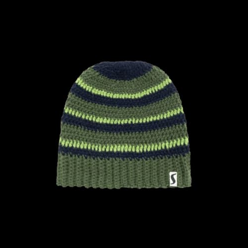 Stussy Stripe Knit Skullcap 'Moss Green'