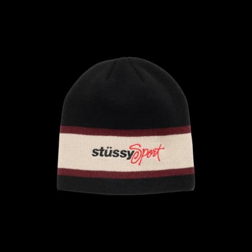 Stussy Sport Stripe Skullcap 'Black'