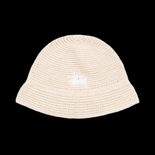 Stussy Basic Knit Bucket Hat 'Oat'