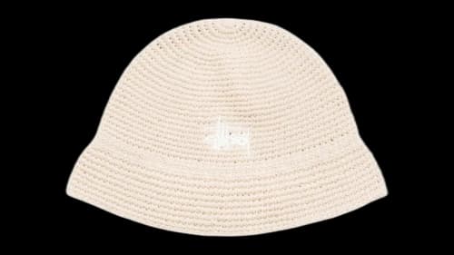 Stussy Basic Knit Bucket Hat Oat