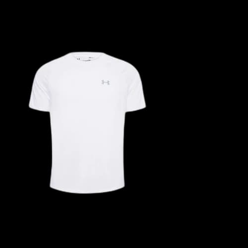 Under Armour Tech 2.0 Solid Color Training Sports Short Sleeve White