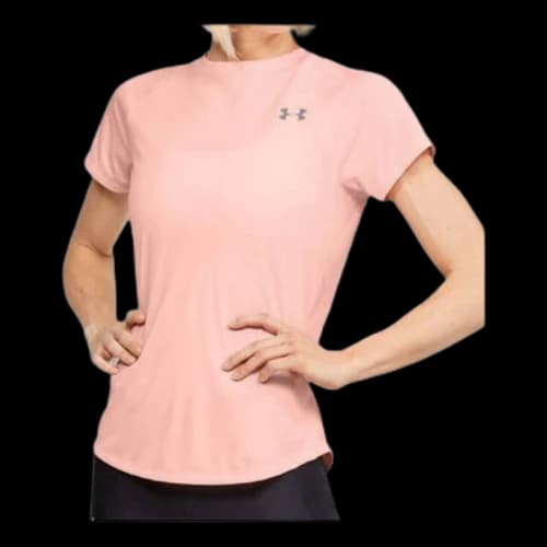 Under Armour Running Sports Short Sleeve Pink (Women's)
