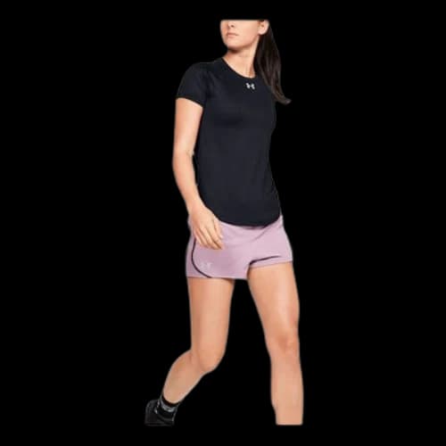 Under Armour Qualifier Hex Delta Tee Black (Women's)