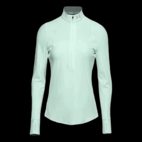 Under Armour Qualifier 1/2 Zipper Sports Long Sleeves T-shirt Blue (Women's)